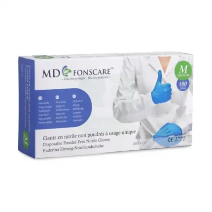 MD Fonscare puderfreie Einweghandschuhe, Nitrilhandschuhe 10 Box 1000 Stk